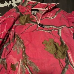 Pink Camp Realtree Fleece Pullover